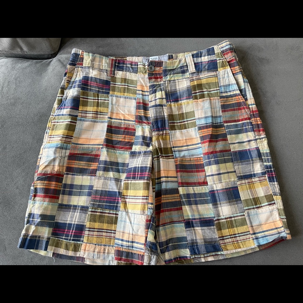 Izod, Madras golf shorts